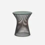 Warren Platner, occasional table, 1966, bronze-plated steel, marble