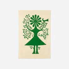 Alexander Girard, Daisy Face wall-hanging, 1972, printed fabric