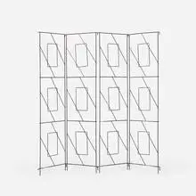 Frederic Weinberg, folding screen, c. 1955, enameled steel