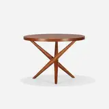 occasional table, model 1641 by T. H. Robsjohn-Gibbings, 1953, stained mahogany, sold Sep 2017