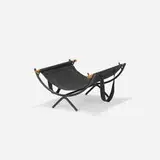 log carrier and sling by George Nelson & Associates, 1951, enameled steel, canvas, birch, sold Sep 2017