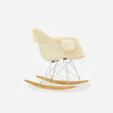 RAR by Charles and Ray Eames, 1950, molded fiberglass with rope edge, birch, zinc-plated steel, sold Sep 2017
