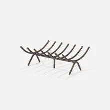 firebasket, model H606 by George Nelson & Associates, 1950, wrought iron, sold Sep 2017