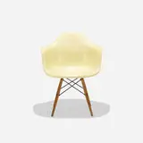 Charles and Ray Eames, DAW, 1950, molded fiberglass with rope edge, birch, enameled steel, rubber