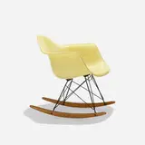 Charles and Ray Eames, RAR, 1950, molded fiberglass with rope edge, enameled steel, birch, rubber