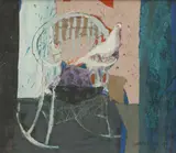 Christine Woodside, Untitled, mixed media 25 x 26cm .