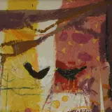 Christine Woodside, Untitled, mixed media 10 x 10cm .