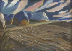 Sarah Chalmers, Untitled, gouache 29 x 40cm .