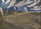 Sarah Chalmers, Untitled, gouache 29 x 40cm .