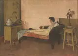 Ross Hickling, Untitled, oil on canvas 57 x 79cm Exhibited: Royal Academy Summer Exhibition 1955.