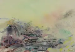 Anthony Bamber, Untitled, watercolour 55 x 75cm
