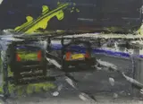 Susie Hamilton, Untitled, mixed media on paper 10.5 x 13.5cm .