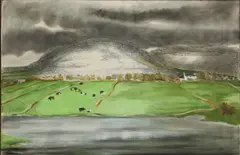 Sally Meyer, Untitled, oil on canvas 61 x 93cm .