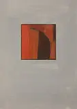 Brian Blow, Untitled, painted collage and painted mount 38 x 29cm overall