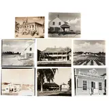 Walker Evans, Eight Photographs including: Belle Helene Plantation House, Louisiana, 1935, photograph