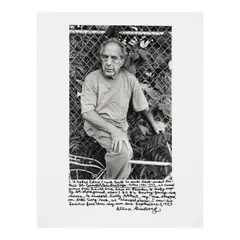 Allen Ginsberg, Robert Frank (New York City), 1993, Gelatin silver print