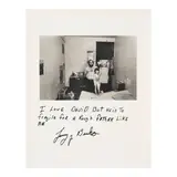 Jim Goldberg, 'I Love David, But he is fragile for a rough father like me' (Larry Benko and his son) (from 'Rich and Poor'), 1979, Gelatin silver print