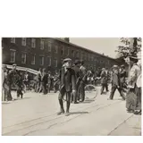 Lewis Hine, This boy works in Mill No. 1, Amoskeag Mfg. Co., Manchester, N.H., 1909, Gelatin silver print; numbered '793' twice in pencil on the reverse