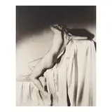 Horst P. Horst, Lisa on Silk III, 1940, Platinum palladium print; signed 'Horst' in pencil on the verso