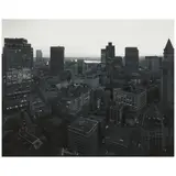 Nicholas Nixon, View of Boston from Commercial Wharf, 1975, Gelatin silver print; titled