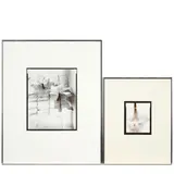 Olivia Parker, Two Photographs including: Cut Orchid, 1980, Two gelatin silver prints