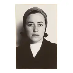 Alfred Stieglitz, Portrait of Dorothy Norman, 1937-38, Gelatin silver print; inscribed 'DN by Stieglitz...' in pencil on the mount verso; mounted