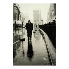 Dennis Stock, James Dean in Times Square, New York City, 1955, Gelatin silver print; signed 'Dennis Stock' in pencil on the verso; framed