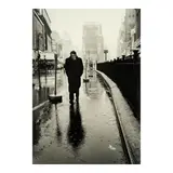 Dennis Stock, James Dean in Times Square, New York City, 1955, Gelatin silver print; signed 'Dennis Stock' in pencil on the verso; framed