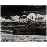 Bradford Washburn, Mount McKinley over Wonder Lake, Alaska, 1953, Gelatin silver print