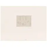 Henri Matisse, Figure endormie dans un intérieur (Interior with Sleeping Figure) (Duthuit 180), 1929, Etching on chine appliqué with Arches support