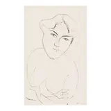 Henri Matisse, Torse aux bras croisés (Torso with Arms Crossed) (Duthuit 400), 1906, Lithograph on japon paper
