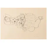 Henri Matisse, Danseuse endormie (Sleeping Dancer) (Duthuit 479), 1926-27, Lithograph on japon paper