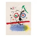 Joan Miró, Le Scieur de long (The Pit Sawyer) (Dupin 458), 1968, Etching and aquatint with carborundum in colors on Mandeure rag paper