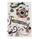 Joan Miró, L'astre du marécage (The Star of the Swamp) (Dupin 426), 1967, Aquatint in colors with carborundum on Mandeure rag paper