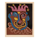 Pablo Picasso, Le vieux roi (The Old King) (Bloch 1152, Baer 1138), 1963, Linocut in colors on Arches paper