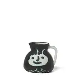 Pablo Picasso, Têtes (Heads) (Ramié 367), 1956, White earthenware clay turned pitcher with oxidized paraffin decoration and white enamel