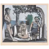 Pablo Picasso, Bacchanale, c. 1955, Aquatint in colors on Rives BFK paper