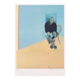 Francis Bacon, Study for Self-Portrait (Sabatier 35), 1984, Offset lithograph in colors on wove paper