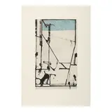 Richard Diebenkorn, Passage I (Liguori 336), 1990, Aquatint with etching and drypoint in colors on wove paper