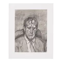 Lucian Freud, Head of an Irishman (Treves 86), 1999, Etching on Somerset paper