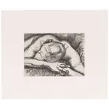 Lucian Freud, Reclining Figure (Treves 73, Hartley 50), 1994, Etching on Arches paper