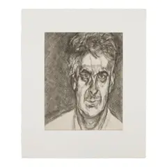 Lucian Freud, Portrait Head (Treves 108), 2005, Etching on wove paper
