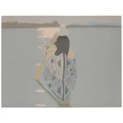 Alex Katz, Good Afternoon 2 (Gray Rowboat) (Schröder 80), 1975, Lithograph in colors on wove paper