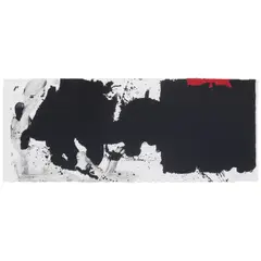 Robert Motherwell, Black with No Way Out, from El Negro (Belknap 285, Engberg/Banach 313, Tyler 434), 1983, Lithograph in black and red on TGL handmade paper