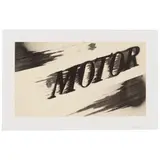 Ed Ruscha, Motor, 2021, Lithograph in colors on wove paper