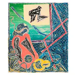 Frank Stella, Shards Variant Ia, from Shards (Axsom 149), 1982, Lithograph and screenprint in colors on Arches Cover paper