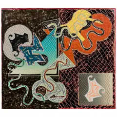 Frank Stella, Shards Variant IVa, from Shards (Axsom 151), 1982, Lithograph and screenprint in colors on Arches Cover paper
