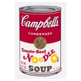 Andy Warhol, Tomato-Beef Noodle O's, from Campbell's Soup II (Feldman & Schellmann II.61), 1969, Screenprint in colors on wove paper