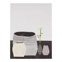 Jonas Wood, Untitled (Gagosian pp.28-29), 2009, Lithograph and screenprint in colors on wove paper