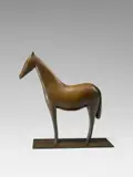 Finnisches Pferd by Ewald Mataré, 1929, Bronze mit goldbrauner Patina, sold Nov 2015